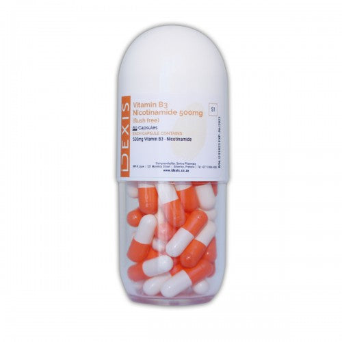 Idexis Nicotinamide Vitamin B3 500mg (Flush-free)