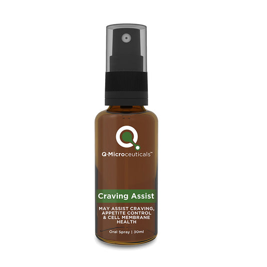 Q-Microceuticals | Craving Assist Oral Spray 30ml - Proven, Immediately Effective for Appetite Suppression